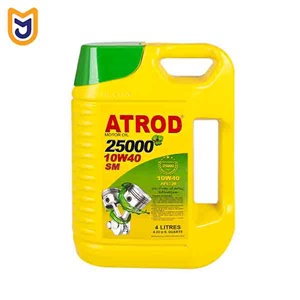 روغن موتور خودرو آترود ATROD مدل 25000 SM 10W40 (چهار لیتری)