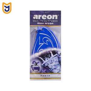 خوشبو کننده آویزی داخل کابین خودرو آرئون مدل mon areon رایحه پارتی