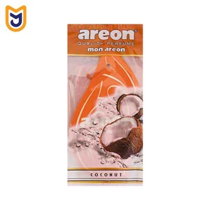 خوشبو کننده آویزی داخل کابین خودرو آرئون مدل mon areon رایحه نارگیل