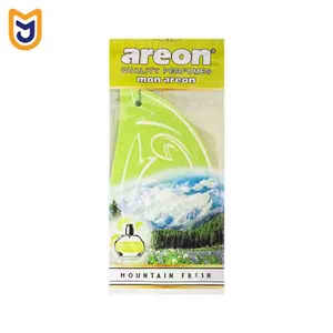تصویر خوشبو کننده آویزی داخل کابین خودرو آرئون مدل mon areon رایحه کوهستان
