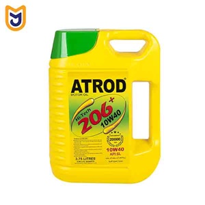 روغن موتور خودرو آترود ATROD مدل Hi-Tech 206 SL 10W40 (3/75 لیتری)