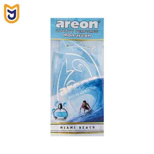 خوشبو کننده آویزی داخل کابین خودرو آرئون مدل mon areon رایحه ساحل میامی
