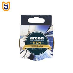 تصویر خوشبو کننده قوطی ای داخل کابین خودرو آرئون areon مدل KEN رایحه تابستان آبی